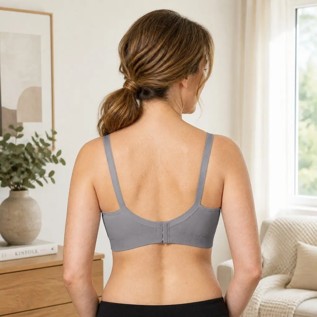 Seamless Nursing Bra Removable Foam Cups Comfortable Maternity Breastfeeding
