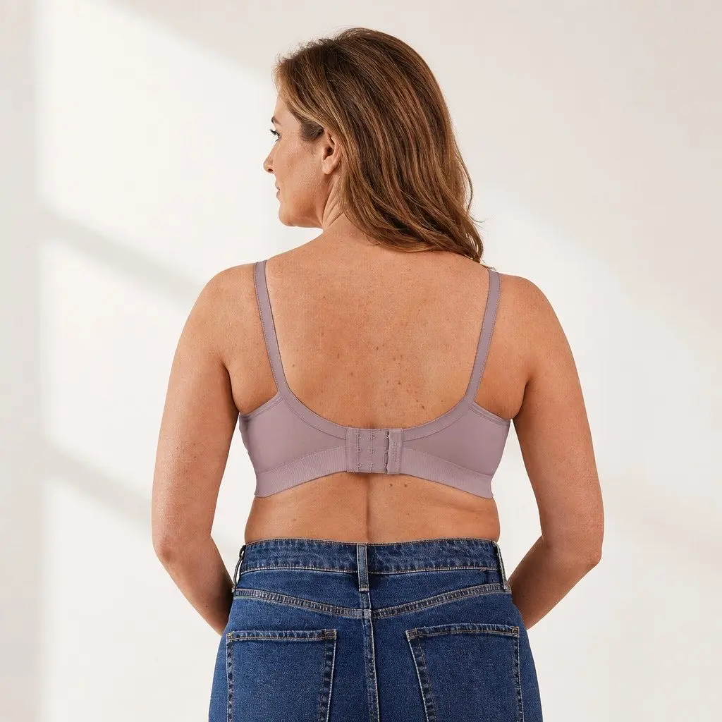 Seamless Sheer Nursing Bra Maternity Bra Wire-Free 4-Way Stretch Comfortable