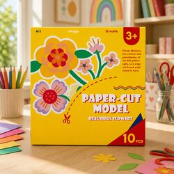 Creative Paper Cutting Set for Kids to Enrich Playtime