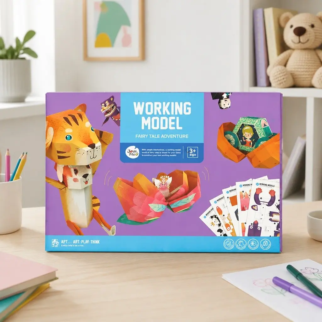 Paper Model Kit Tale Adventure Pre-Cut Pieces for Easy Assembly