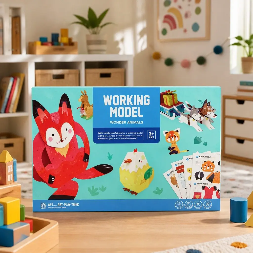 Paper Craft Kit Interactive Imaginative Play Toy
