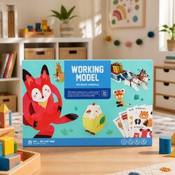 Working Model Wonder Animals Paper Craft Kit Interactive Imaginative Play Toy