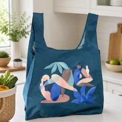 Stylish Foldable Grocery Tote for a Sustainable Lifestyle