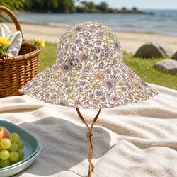 Reversible Sun Bonnet Hat for Girls with Excellent Sun Protection
