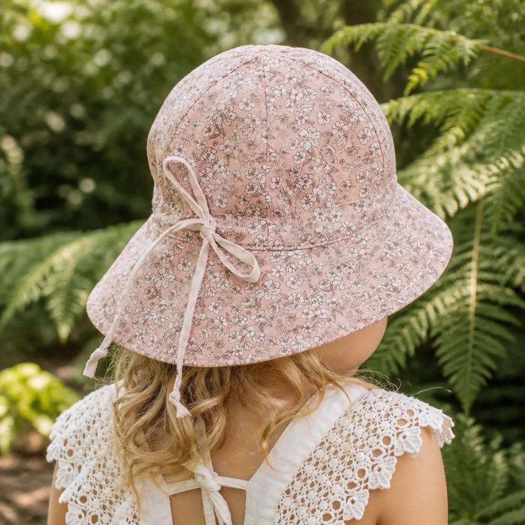Kids Bucket Hat S Reversible Wide Brim UPF50+ Sun Protection Outdoor Hat