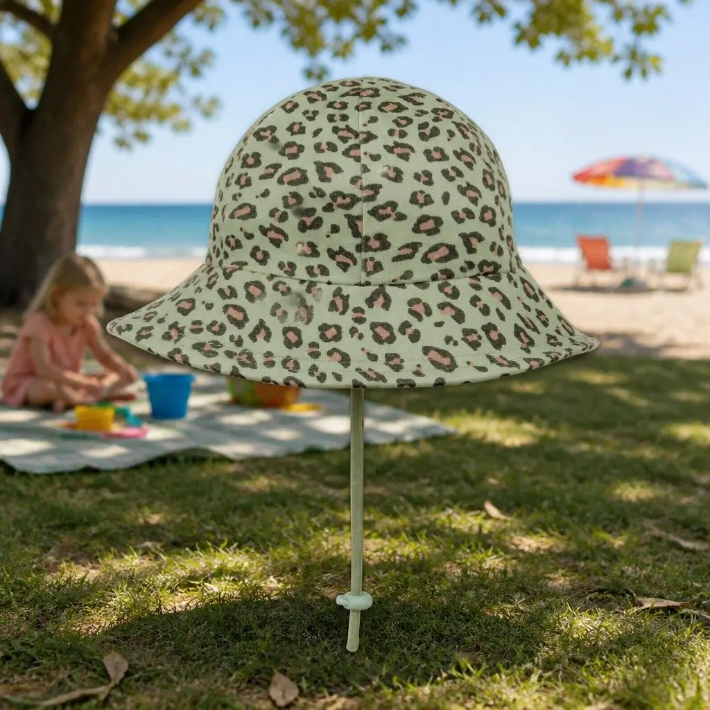 Toddler Bucket Hat S Leopard Sun Protection UPF50+ Soft Brim