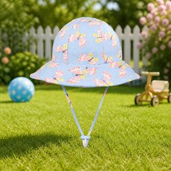 Toddler Bucket Hat for Sun Protection, Butterfly Design
