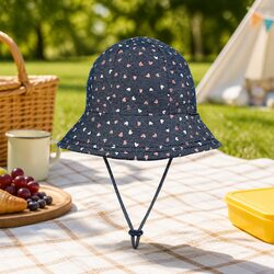 Comfortable Toddler Bucket Hat with Flexible Brim and UV Protection