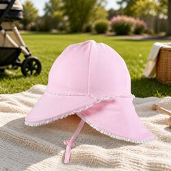 Enhance Your Child's Experience with this Blush Sun Hat