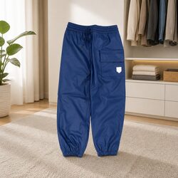 Navy Splash Pants for Kids Enhance Outdoor Playtime