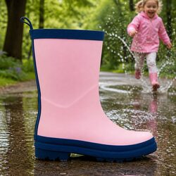 Enjoy Rainy Days with Kids Matte Rain Boots