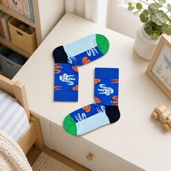 Colorful Crocodile Socks for Toddlers - Soft Cotton