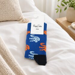 Comfortable Crocodile-Themed Socks for Active Kids 4-6