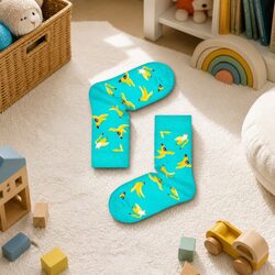 Brighten Your Child’s Day with Fun Banana Print Socks