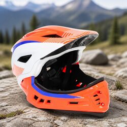 Kids Safety Helmet S - Stylish and Comfortable in Red/Orange