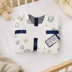 Cozy Cotton Sleeping Bag for Kids with Split Leg Design