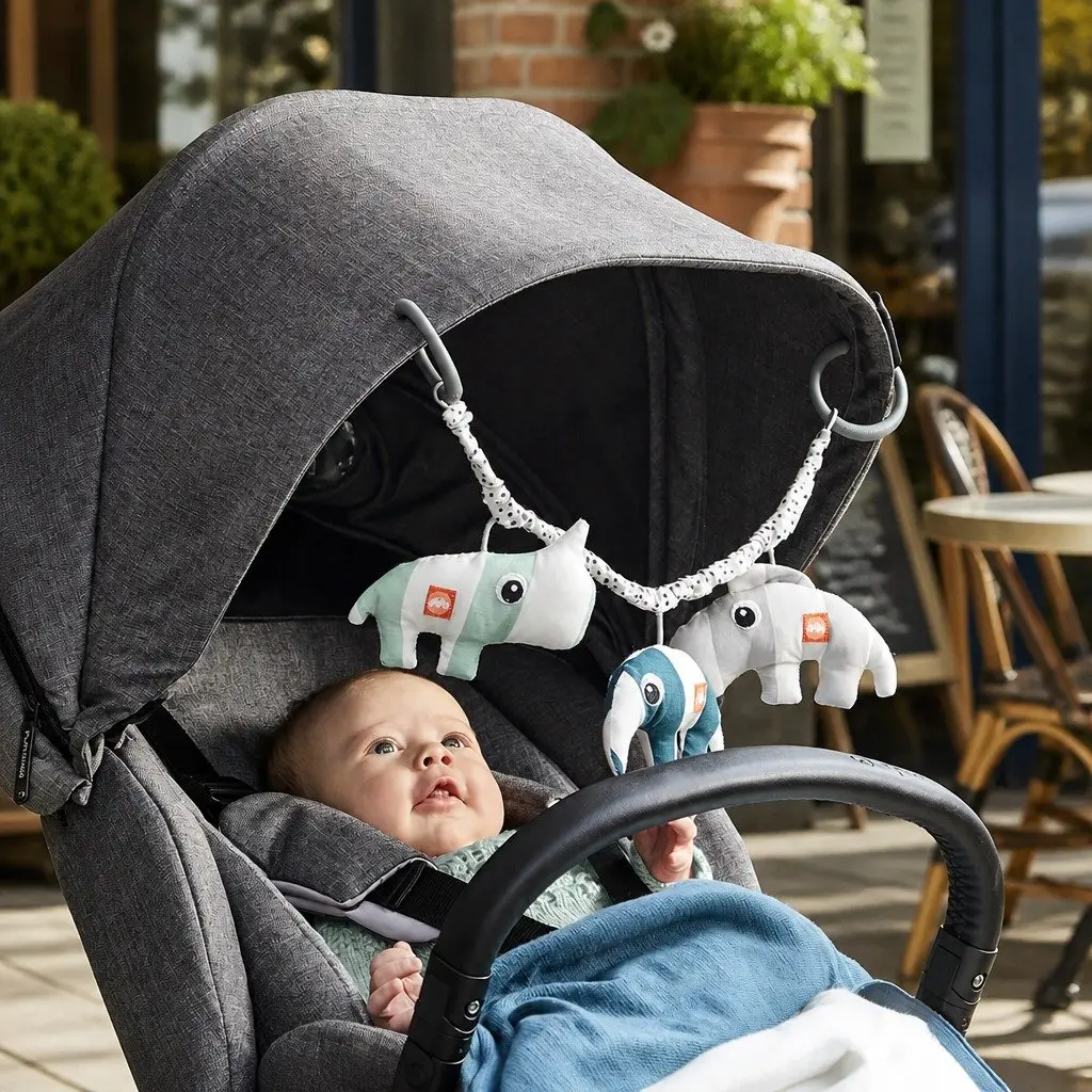Pram Toy Hanging Attachment Baby Stroller Car Seat Entertainment Soft Plush