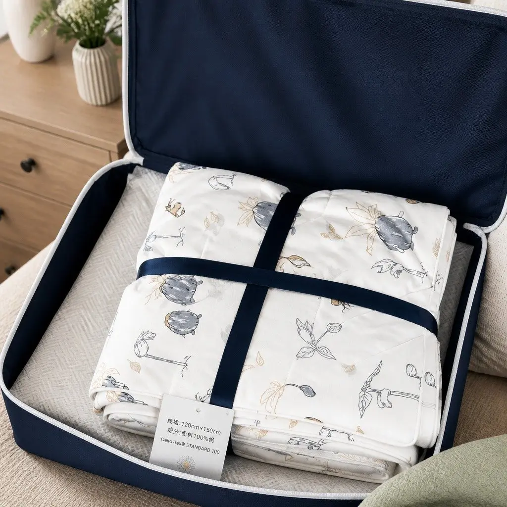 Cooling Comforter Blanket 200x230cm Moisture-Wicking Lightweight Breathable