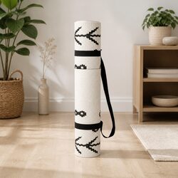Stylish Yoga Mat with Berber Design - Comfort & Portability