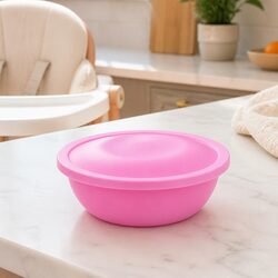 Pink Anti-Slip Bowl for Self-Feeding Infants