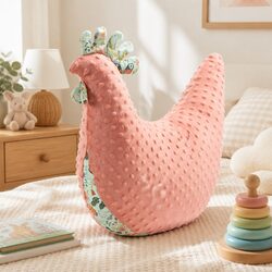 Versatile Hen-Shaped Cushion for Parenting Comfort
