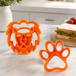 Create Joyful Lunches with Our Lion Sandwich Cutter Set