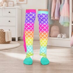 Playful Mermaid Socks with Tassels for Everyone