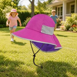 Comfortable Blossom Sun Hat for Active Toddlers 6-24 Months