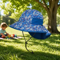 Kids Play Hat UPF50+ Sun Protection Small 6-24 Months Outdoor Adventures