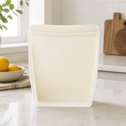 Reusable Silicone Food Storage Bag 1L Stand Up Design Microwave Safe Eco