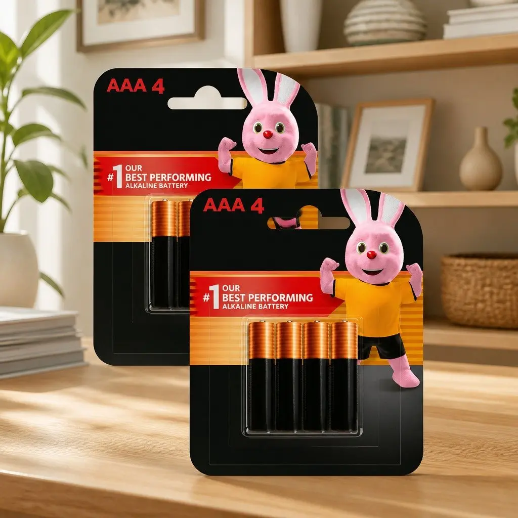 AAA Alkaline Batteries 1.5V High-Drain Devices Extended Life