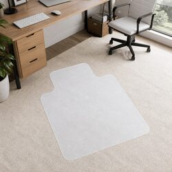 Enhance Your Space with a Clear or Black Chair Mat 120x90cm