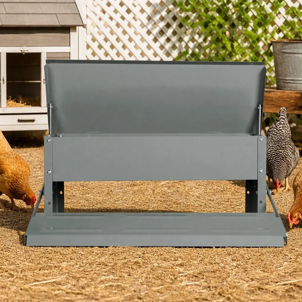 Automatic Chicken Feeder 5kg Large Capacity Timed Feed Dispenser