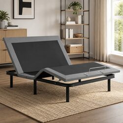 Queen Size Electric Adjustable Bed Frame Zero Gravity Wireless Remote Control