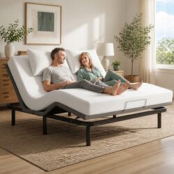 Elevate Your Sleep with a King Adjustable Bed and Memory Foam