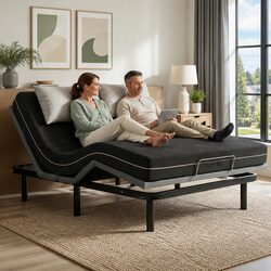 Upgrade Your Bedroom with this Queen Adjustable Bed Set
