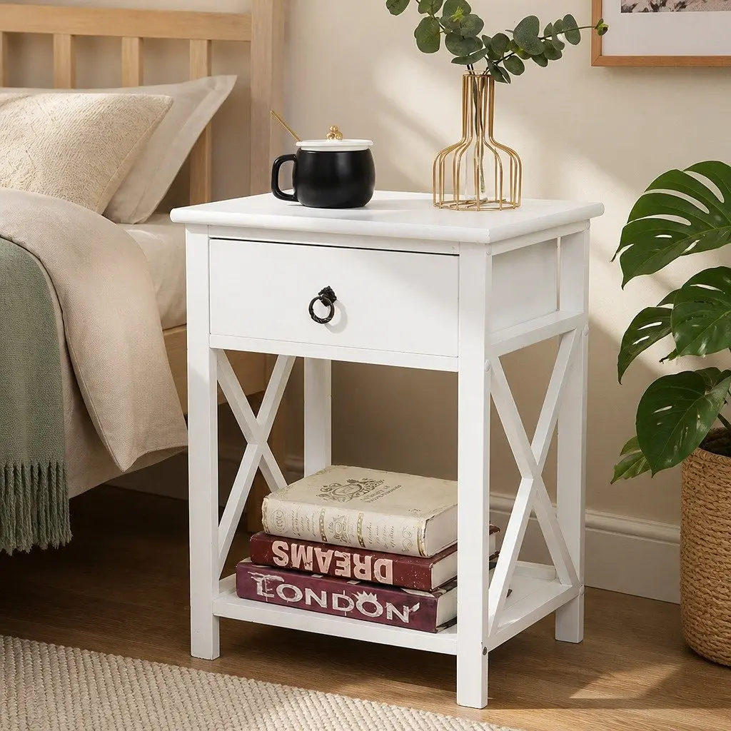 2 Modern Bedside Tables