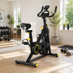 Bike Exercise Bike Cardio Home Gym Bluetooth APP Connectable Adjustable