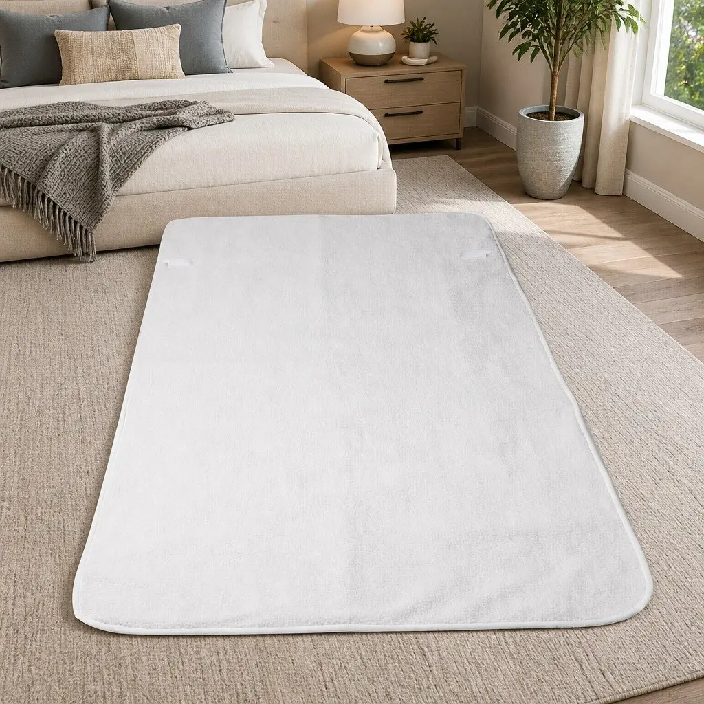 Queen Size Electric Blanket Fully Fitted Fleecy Fabric Heated Bedding