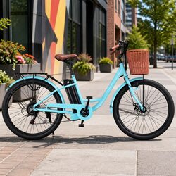 Upgrade Your Commute with this 26" Electric City Bike