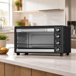 45L Convection Oven Electric Rotisserie Bake Grill Roast Portable Kitchen