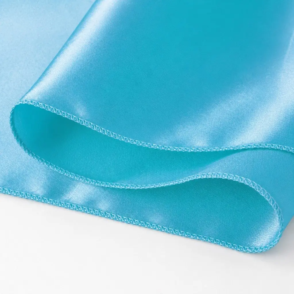 20x Satin Chair Sashes Wedding Ceremony Event Decoration Cloth Cover Bow Tie