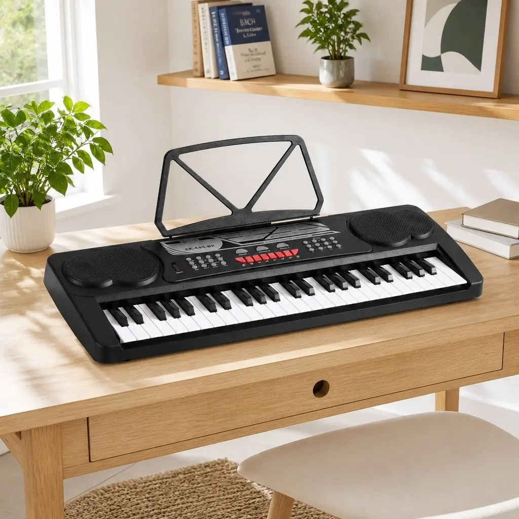 49 Key Electronic Keyboard Portable Digital Piano with Multiple Timbres and Recording Function