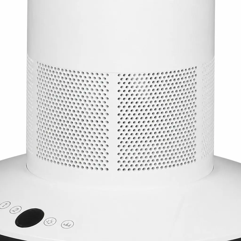 Bladeless Tower Fan Electric Cooler Remote Control 35W Portable Home Office