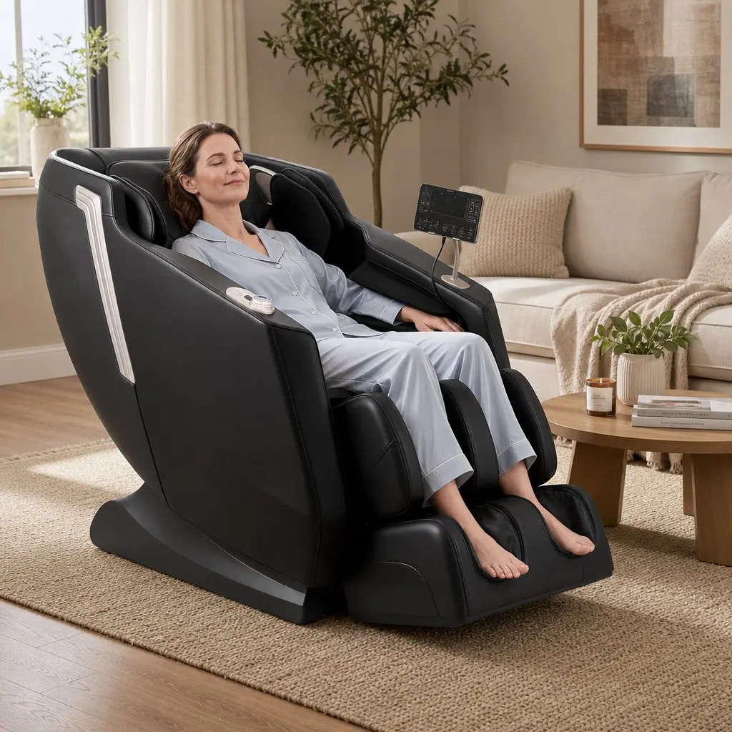 Massage Chair Full Body Zero Gravity Recliner with Heat and 24 Airbags for Foot Massage