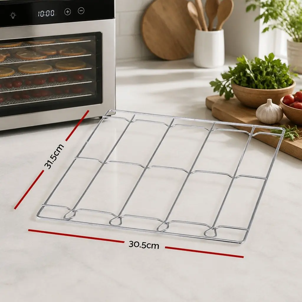 Stainless Steel Hanging Rack 30.5cm for Food Dehydrator Drying Jerky