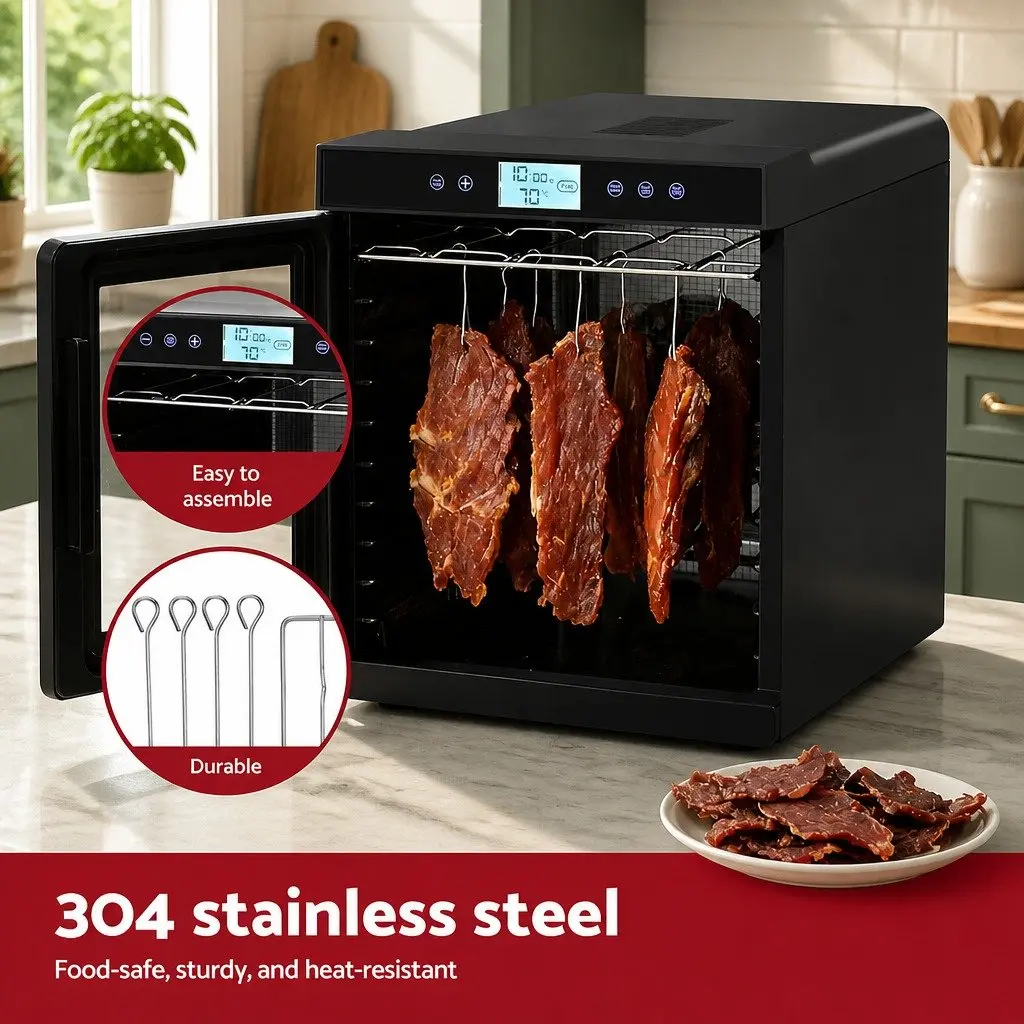 Stainless Steel Hanging Rack 30.5cm for Food Dehydrator Drying Jerky