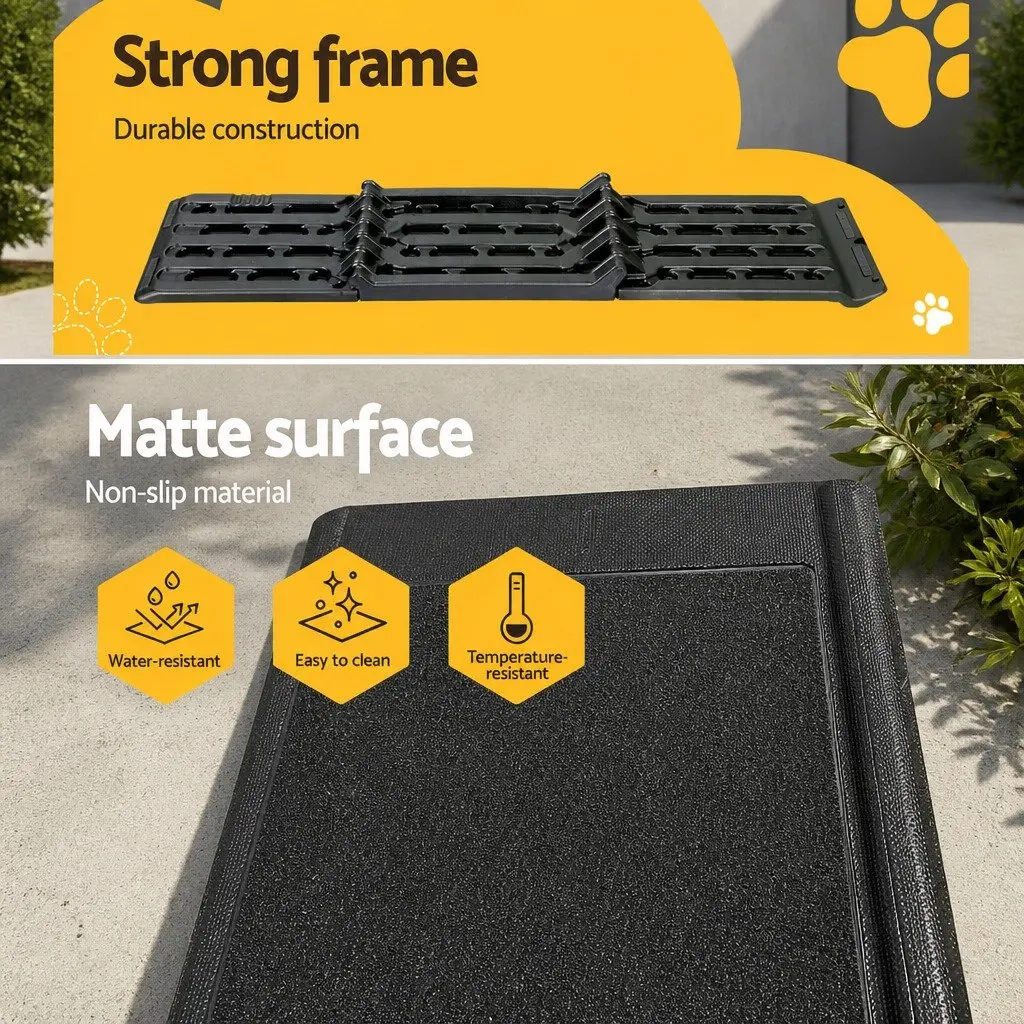 Dog Ramp Adjustable Foldable Portable Non-slip Surface for Senior Dogs and Pets
