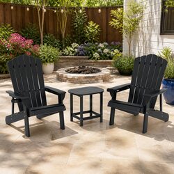 Elevate Your Outdoor Living with Adirondack Chairs and Table