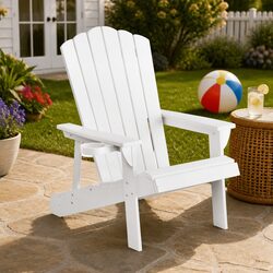 Enhance Your Outdoor Space with a White Adirondack Chair